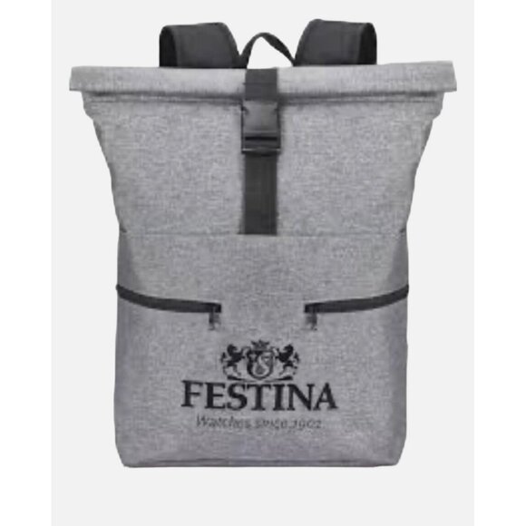 FESTINA MENS GREY CANVAS LAUNDRY OR OUTDOOR BACKPACK